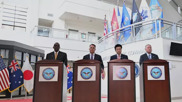 日米豪比防衛相会談 - Sputnik 日本