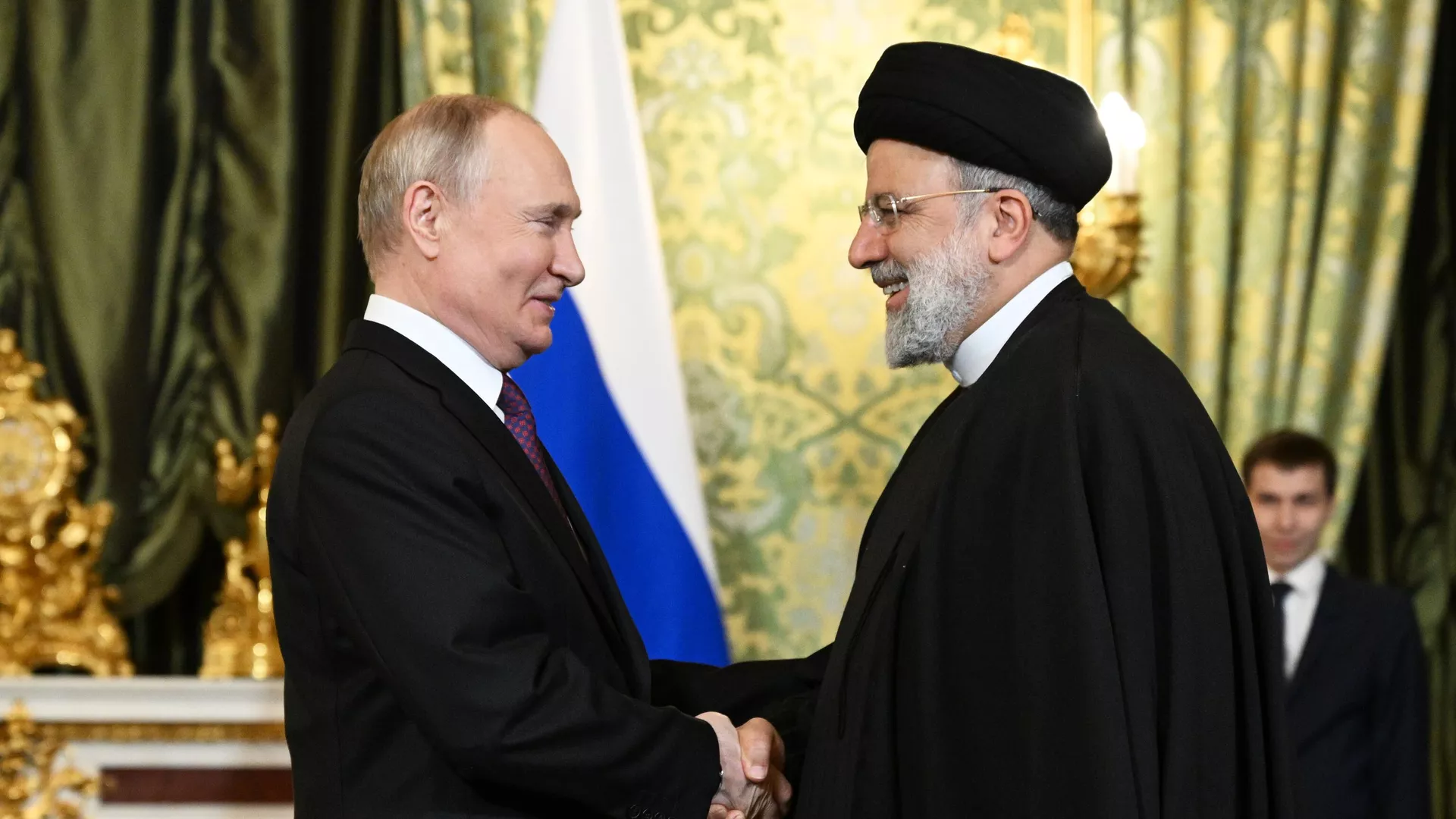 プーチン大統領とライシ大統領