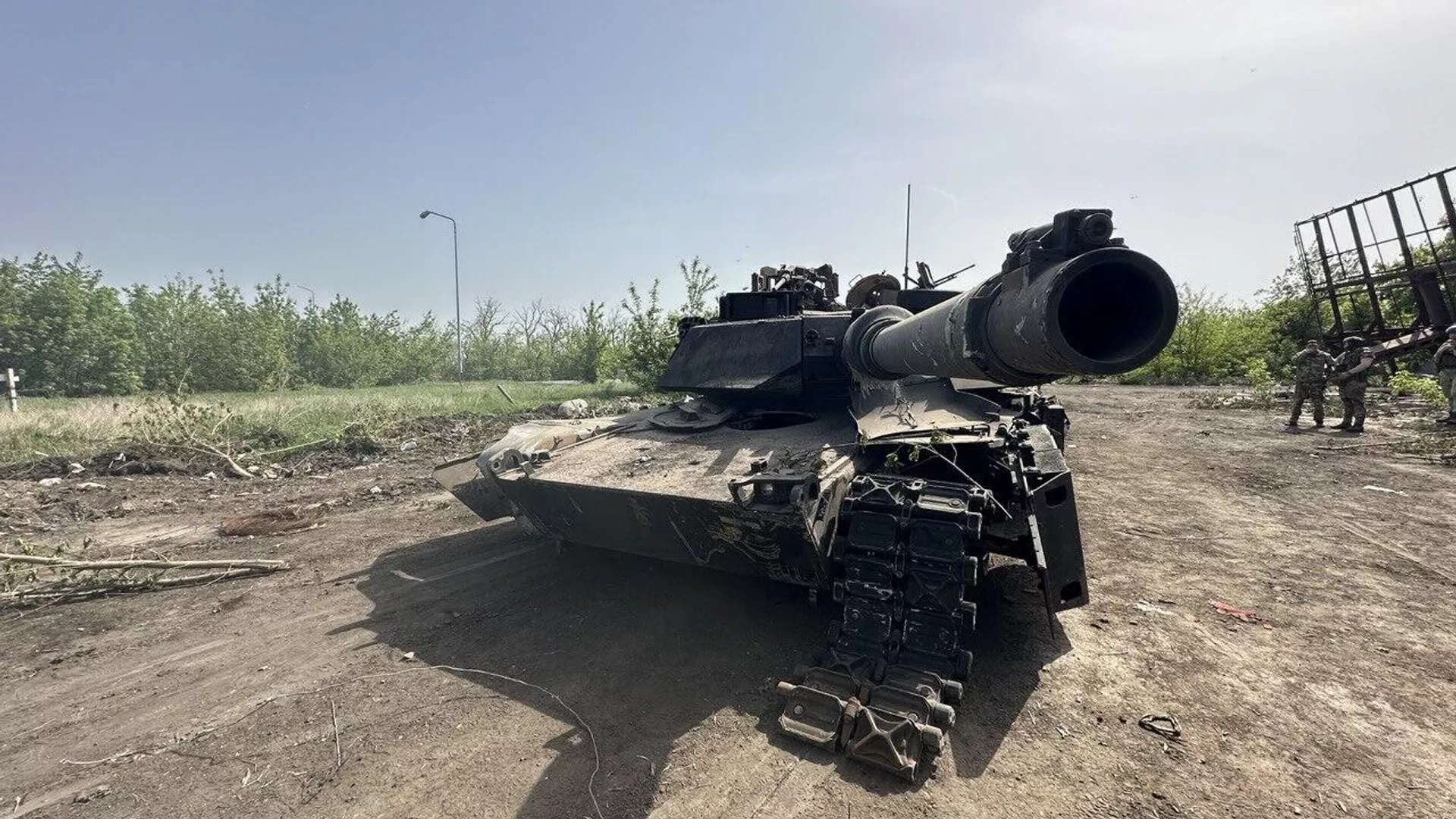 特別軍事作戦の展開地域で破壊された米製M1エイブラムス戦車