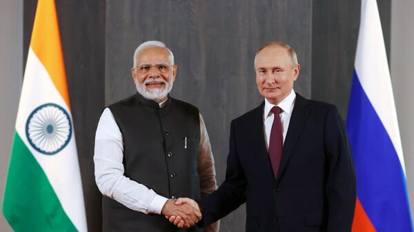 モディ首相とプーチン大統領 - Sputnik 日本