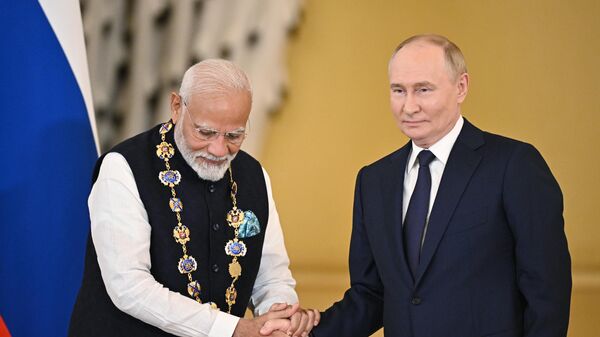 プーチン大統領　インドのモディ首相に国家勲章を授与 - Sputnik 日本