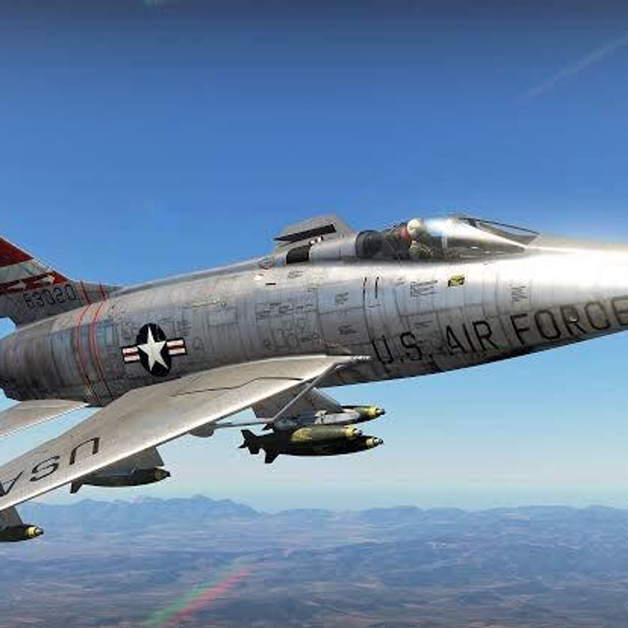 米空軍 戦闘機 F-100D スーパーセイバー タグ キーホルダー 実機 胴体 スーパーセイバーの墜落 常識では考えられない - 2024年7月29日