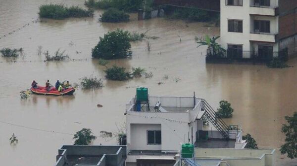 ネパールで大洪水 - Sputnik 日本