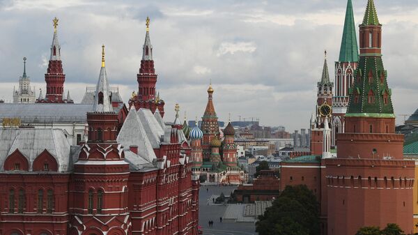 Государственный Исторический музей и Московский Кремль. Архивное фото - Sputnik 日本