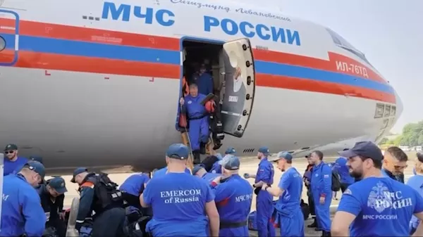 ロシア人救難隊がミャンマー入り  - Sputnik 日本