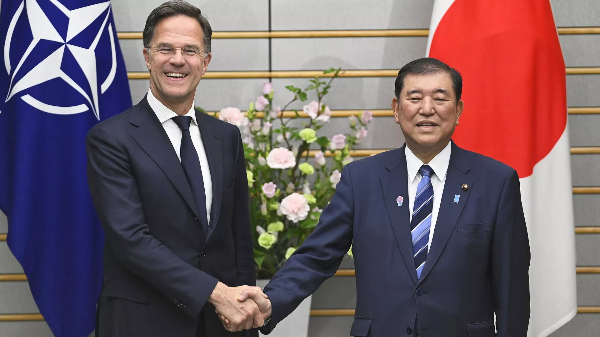 NATOのマルク・ルッテ事務総長が初来日した