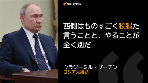 ロシアは集団的西側に単独で立ち向かっている＝プーチン大統領 - Sputnik 日本