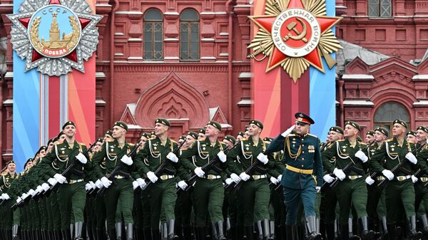 Военный парад, посвященный 79-й годовщине Победы в Великой Отечественной войне - Sputnik 日本