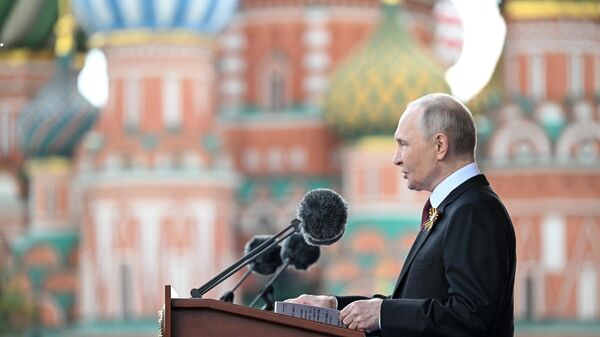 Президент РФ В. Путин и иностранные лидеры на военном параде в честь 80-летия Победы - Sputnik 日本