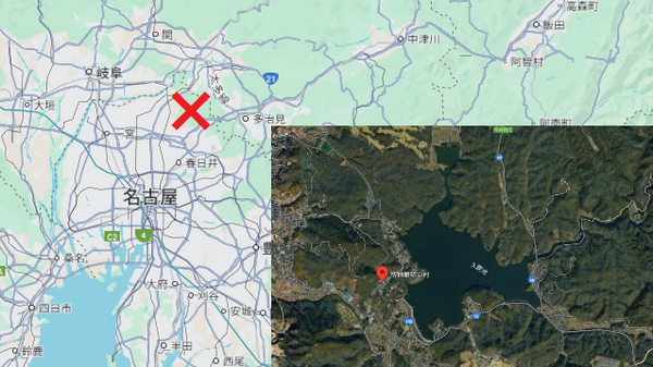 ❗️ 自衛隊機が墜落したのは市内の入鹿池。湖畔には「博物館明治村」などの観光施設があることでも知られている。 - Sputnik 日本