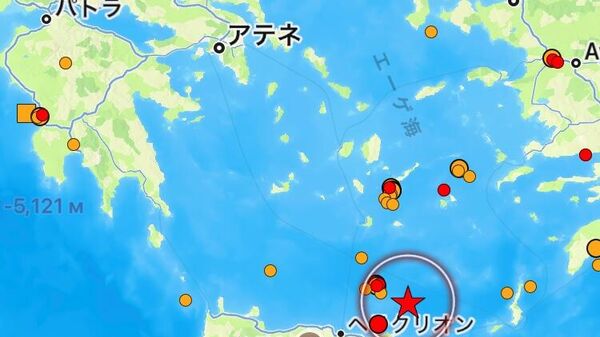 【ギリシャのクレタ島沖でM6 - Sputnik 日本