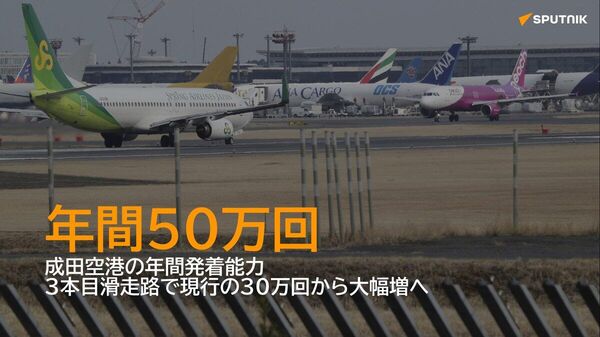 【成田発着、30万→50万回に】 - Sputnik 日本