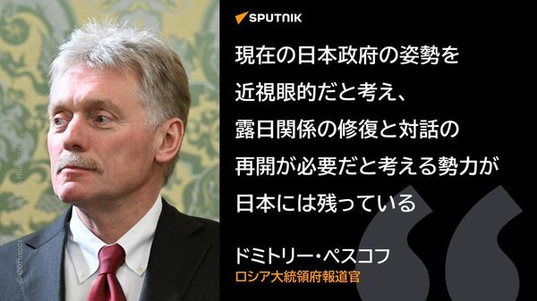 【安倍政権下の露日関係は今とは違い良好だった＝ペスコフ氏】 - Sputnik 日本