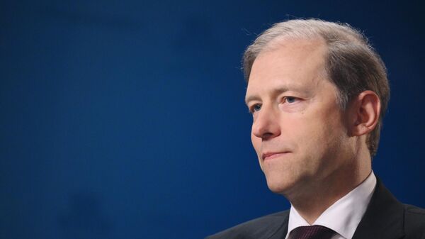 Интервью первого зампреда правительства РФ Д. Мантурова гендиректору медиагруппы Россия сегодня Д. Киселеву - Sputnik 日本
