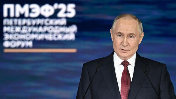 ПМЭФ-2025. Пленарное заседание - Sputnik 日本