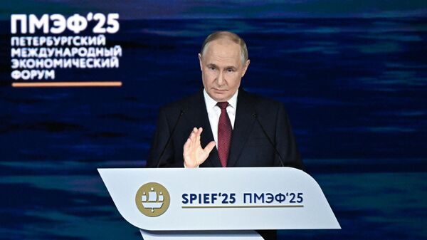 ПМЭФ-2025. Пленарное заседание - Sputnik 日本