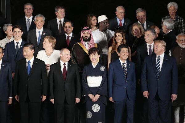 2019年6月28日、G20大阪サミットの集合写真 2019年6月28日、G20大阪サミットの集合写真 - Sputnik 日本