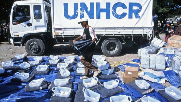 【UNHCR、難民支援を一時停止 資金不足で】 - Sputnik 日本