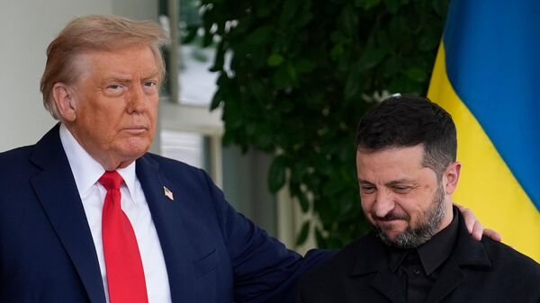 Зеленский прибыл в Белый дом на встречу с президентом США Трампом - Sputnik 日本