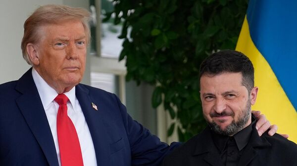 Зеленский прибыл в Белый дом на встречу с президентом США Трампом - Sputnik 日本