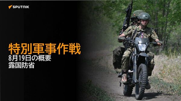 【特別軍事作戦 8月19日の概要 露国防省】 - Sputnik 日本