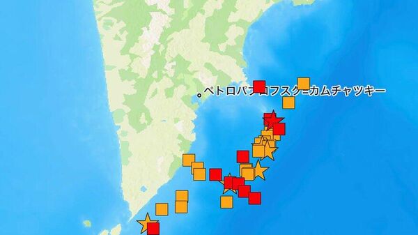 【カムチャッカ半島沖でM6 - Sputnik 日本