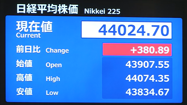 【株価が最高値更新、4万4千円台に】 - Sputnik 日本