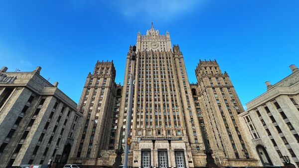 Здание Министерства иностранных дел РФ в Москве. - Sputnik 日本
