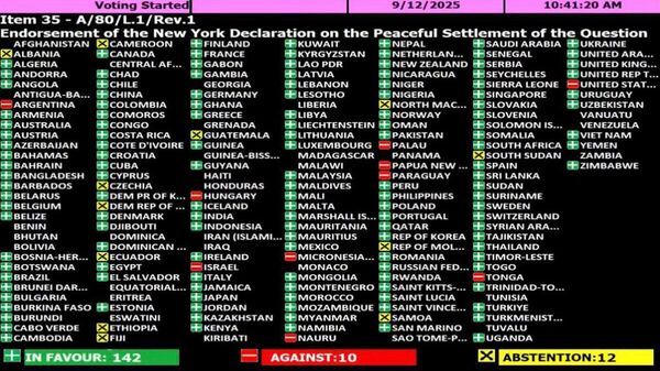 【イスラエルとパレスチナの2国家共存を支持する国連総会の決議案、賛成多数で採択】 - Sputnik 日本
