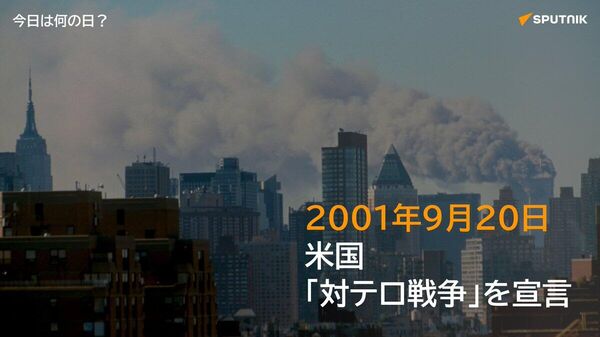 🗓️米同時多発テロ発生後の2001年9月20日、ブッシュ米大統領（当時）は議会演説で「対テロ戦争」を宣言。国際社会に連携を呼びかけ、この戦いは「21世紀最初の戦争」と称された。 #今日は何の日_Sputnik - Sputnik 日本