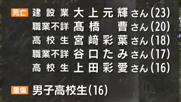 【三重の軽自動車横転事故、死亡したのは高校生含む若い男女5人】 - Sputnik 日本