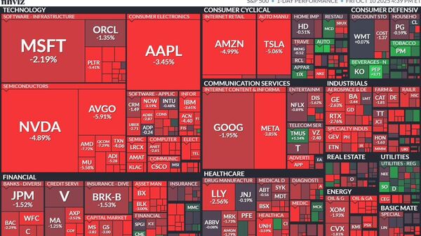 【トランプ氏の対中投稿でNYダウ一時800ドル安】 - Sputnik 日本
