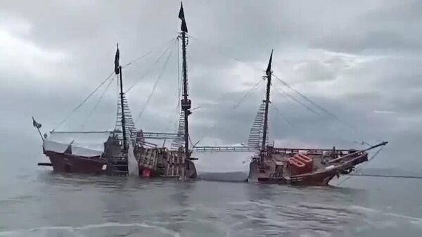 【メキシコの太平洋沿岸で観光船が沈没 コロンブスの復元船】 - Sputnik 日本