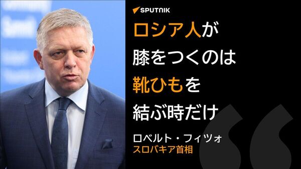 【スロバキア首相が西側によるウクライナへの軍事支援をけん制】 - Sputnik 日本