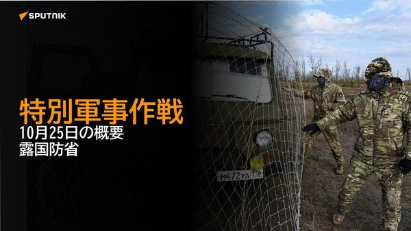 【特別軍事作戦 10月25日の概要 露国防省】 - Sputnik 日本