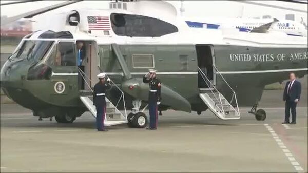 【トランプ大統領が訪日を終え韓国に向けて出発】 - Sputnik 日本