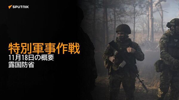 【特別軍事作戦 11月18日の概要 露国防省】 - Sputnik 日本