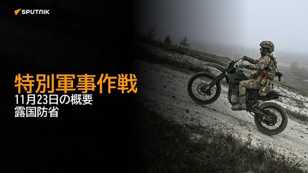 【特別軍事作戦 11月23日の概要 露国防省】 - Sputnik 日本