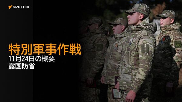 【特別軍事作戦 11月24日の概要 露国防省】 - Sputnik 日本