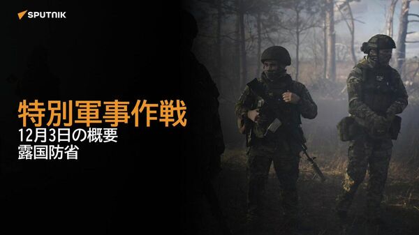 【特別軍事作戦 12月3日の概要 露国防省】 - Sputnik 日本