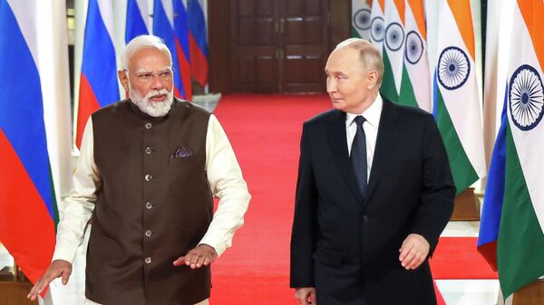 Государственный визит президента РФ Владимира Путина в Индию - Sputnik 日本