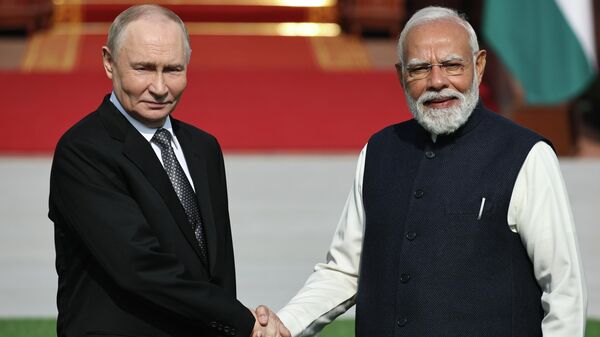 Государственный визит президента РФ Владимира Путина в Индию - Sputnik 日本