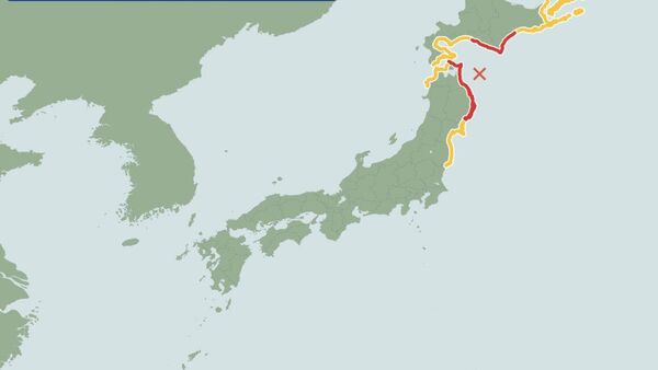 【青森県東北沖を震源とするマグニチュード7 - Sputnik 日本
