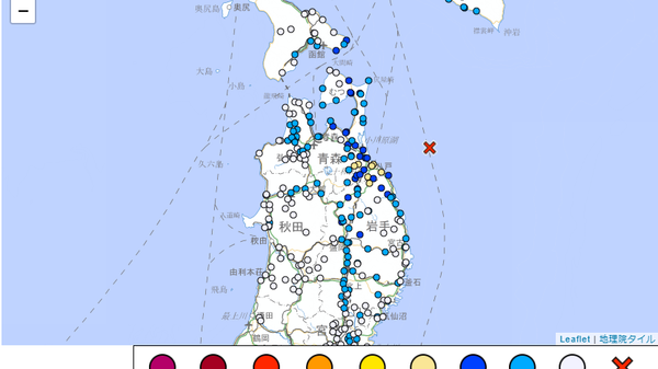 【青森県東方沖でM5 - Sputnik 日本