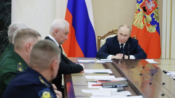 Президент Владимир Путин провел совещание по ситуации в зоне СВО - Sputnik 日本