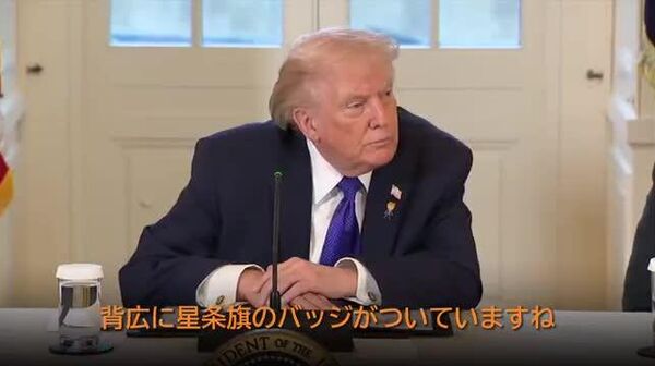 🎥「ハッピー・トランプ」バッジ ご本人曰く、一度も幸せを味わったことがない - Sputnik 日本