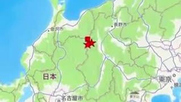 【岐阜、長野を中心に地震 M5 - Sputnik 日本