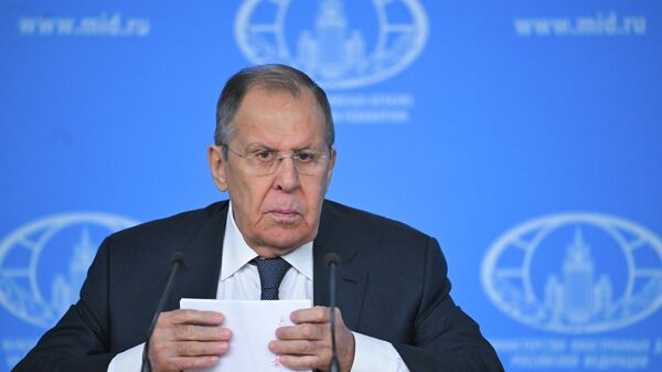 Пресс-конференция министра иностранных дел России Сергея Лаврова - Sputnik 日本
