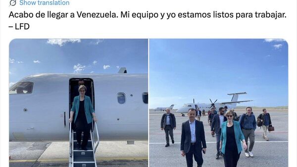 【米国の対ベネズエラ代表、カラカス到着時の写真を公開】 - Sputnik 日本