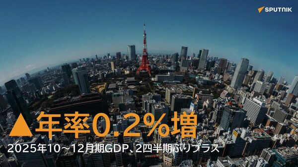 【2025年10〜12月期GDP、年率0 - Sputnik 日本
